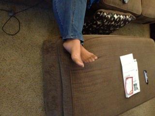My candid pantyhose feet 2 of 11
