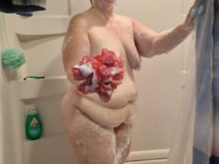 My BBW Wife in The Shower Again 1 of 19