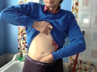 Blue boy stripper! 3 of 20