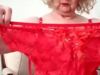 Me holding up my knickers 5 of 17