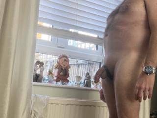 Wearing a cock ring …. Soft and Hard 5 of 10