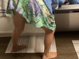 Wife around the house! Tits and ass tease time! 5 of 8