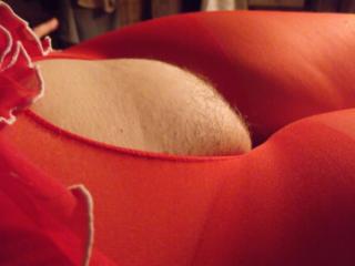 Red Camisole & Crotchless Pantyhose 18 of 18