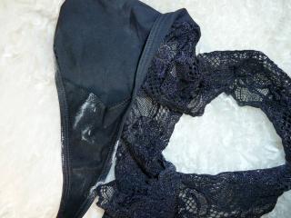 Sexy wife's used panties this week, plus pictures of the pussy that made them like that. 4 of 8