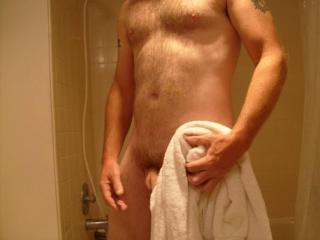 Just out of the shower 2 of 4