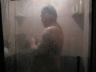 In the Shower Naked for all to See