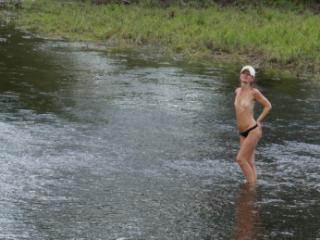 Nude in river's water 10 of 20