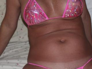 Teeny Pink Bikini! 2 of 4