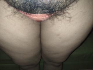 wet, hairy, thick