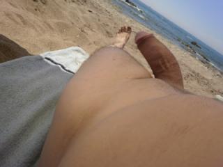 on the nudism beach 13 of 14