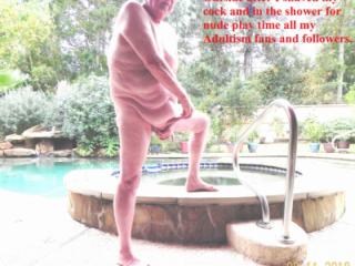 8 Nov 2018 - Outside after my shower. For Nude Play 7 of 14