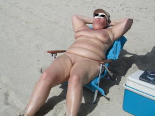 nude on beach 1 of 8