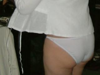 Ulla in white cotton panties 2 of 5
