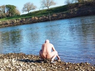 A little naked walk by the river 8 of 10