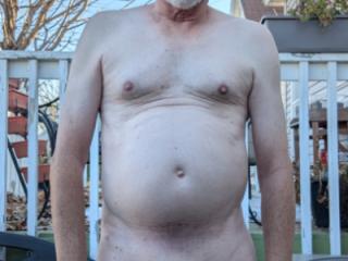 Nude in the backyard 3 of 5