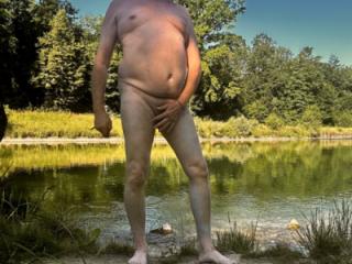 nude at a river in the morning 5 of 20