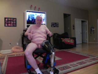 Tom Nude (2) Wearing My Prosthesis