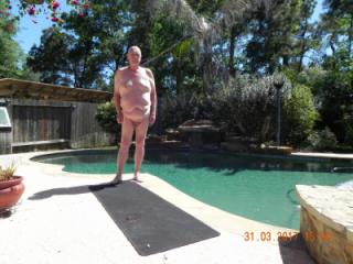 31 May 2017 by the pool (Of course I am nude) 8 of 13