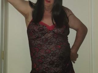 RED AND BLACK NEGLIGEE 4 of 20