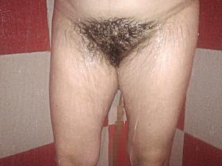 my hairy wife shower 8 of 14