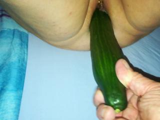 petra fucks big cucumber 7 of 17