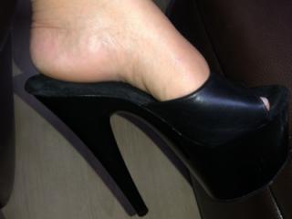 My sexy size 3 feet, bare and in heels to comment on 6 of 19