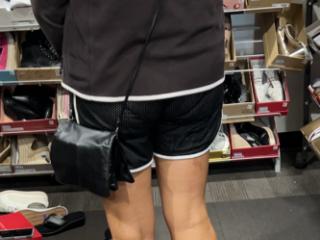 Trying on shoes at the Shoe Store 7 of 13