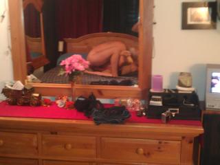 My slut wife mirror pictures of her and Ray 2 of 7