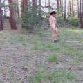 Naked walking and sitting around my camp