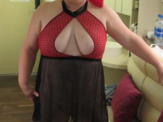 Black and Red Nightie 1 of 4