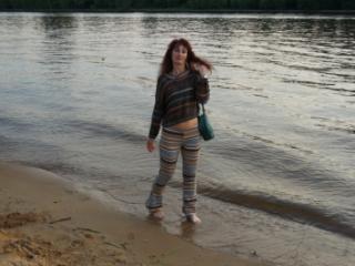 In AKIRA pants near Moscow-river in evening 2 of 20