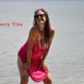 Busty Tina - Pink dress