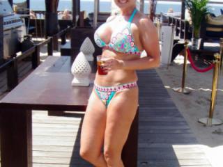 In a new (not so teasing) bikini on a dutch beach 4 of 17