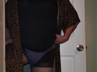 Leopard women in black tights and top 16 of 20