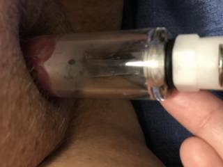 Needy pussy with clit pumping