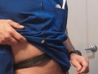Male Nurse with a small tiny muscle 6 of 14