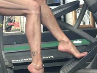 Nude at the gym 2 of 8