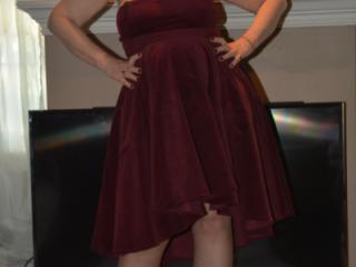 Burgundy Dress 1 of 20