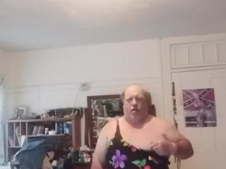 61old taking swimsuit off