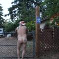 Clothing optional sign