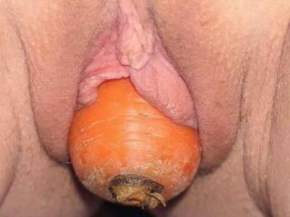 Vegetable pussy fun 2 of 7