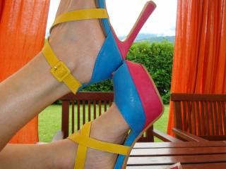 Yellow, blue, pink 1 of 6