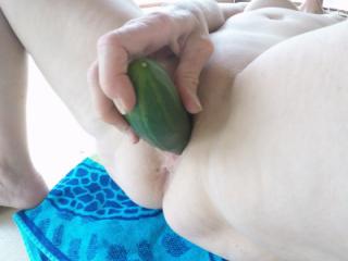 Her Big cucumber 2 of 7