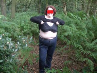 Stripping in the Woods 2 of 4