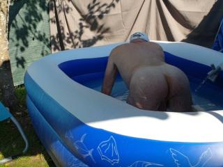 Nudist in the garden 7 of 9
