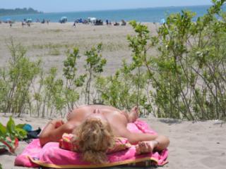 Topless at Presqu'ile Beach 12 of 20