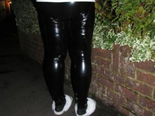 black pvc leggings 2 of 6