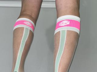 Fun socks and tan lines