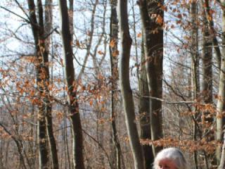 horny Petra in the forest 4 of 8