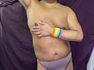 Brown thong. Suck me please!!! 2 of 20